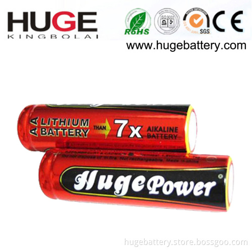 1.5V AA Size Lithium Iron Camera Battery